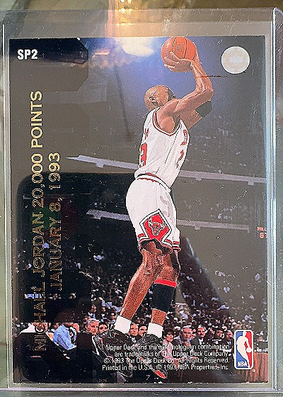 Michael Jordan 20,000 Points January 8, 1993 — front