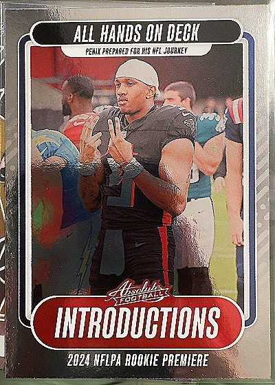 2024 Panini Absolute Introductions Michael Penix Jr. — front