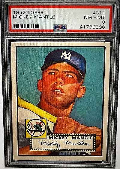 1952 Topps Mickey Mantle #311 — front