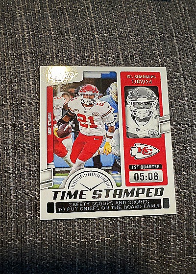 2024 Panini Prestige Time Stamped Mike Edwards — front