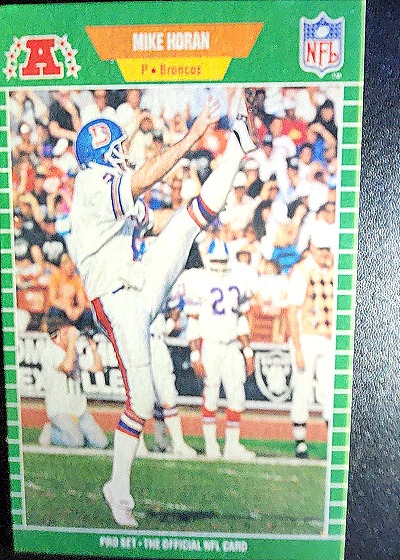 1989 Pro Set Mike Horan #103 — front