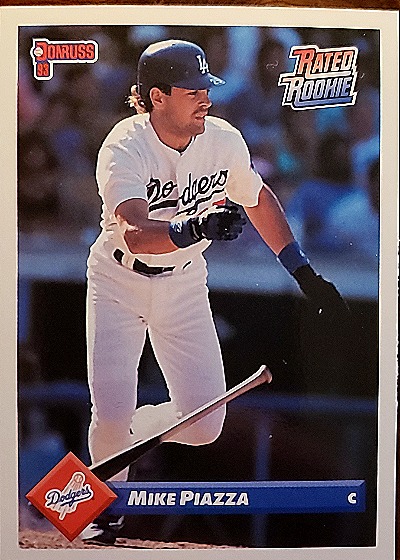 1993 Donruss Rated Rookie Mike Piazza — front