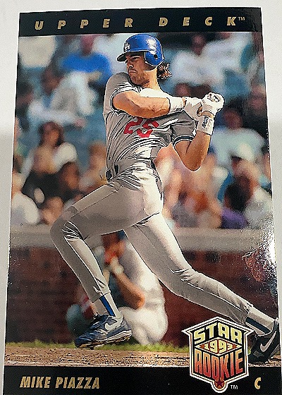 1993 Upper Deck Star Rookie Mike Piazza — front