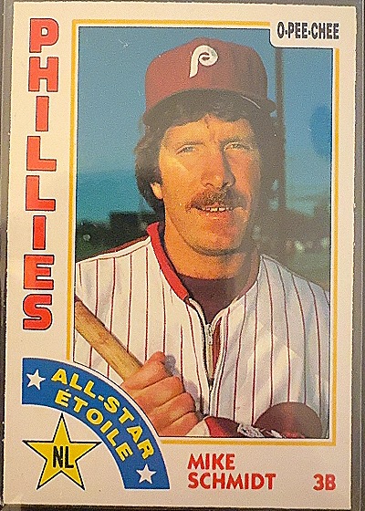 1984 O-Pee-Chee Mike Schmidt All-Star — front