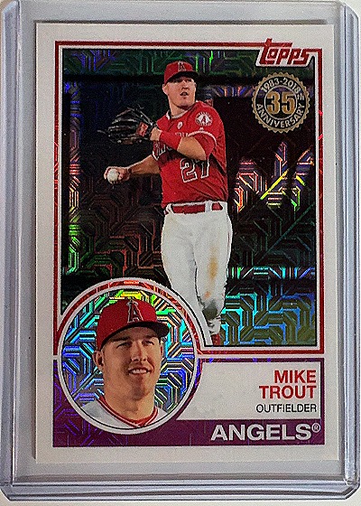 2018 Topps '83 Topps Silver Pack Chrome #2 Mike Trout — front
