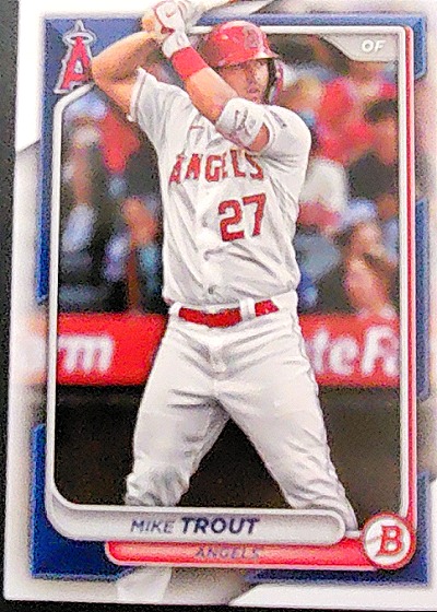 2024 Bowman #19 Mike Trout — front