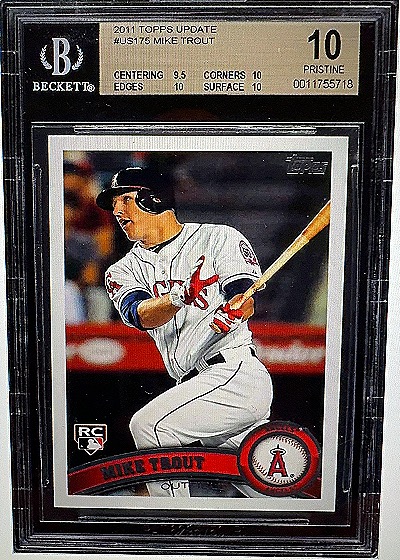 2011 Topps Update Mike Trout RC — front