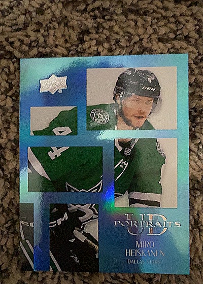 2024-25 Upper Deck Series 2 UD Portraits Miro Heiskanen — front