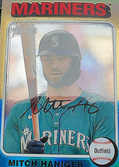 2024 Topps Heritage High Number Mitch Haniger — front