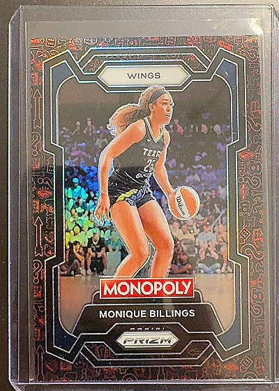 Monique Billings 2024 Panini Prizm Monopoly WNBA — front