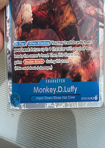 Monkey.D.Luffy OP02-062 SR — front