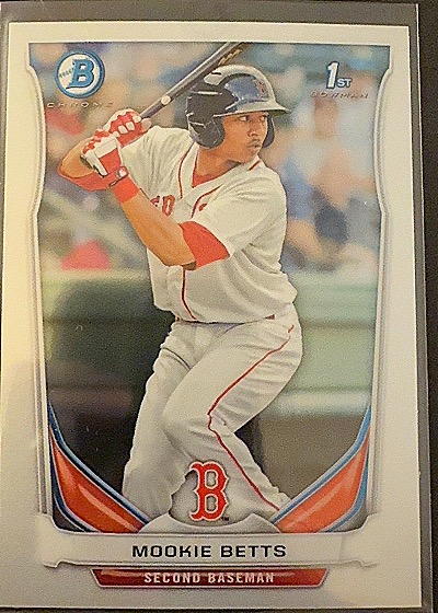 Mookie Betts 1st Bowman — front