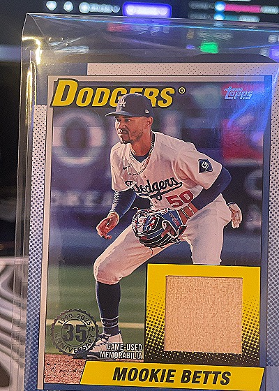 2025 Topps Series 1 - 1990 Topps Baseball Relics Mookie Betts — front