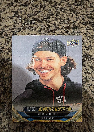 2021-22 Upper Deck UD Canvas Moritz Seider — front