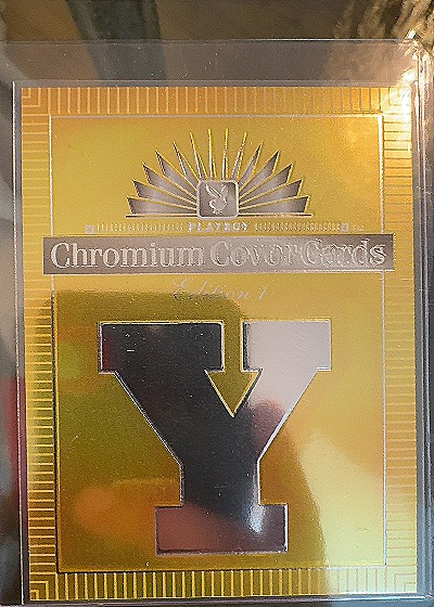 Playboy Chromium Cover Cards Edition 1 Letter Y — front