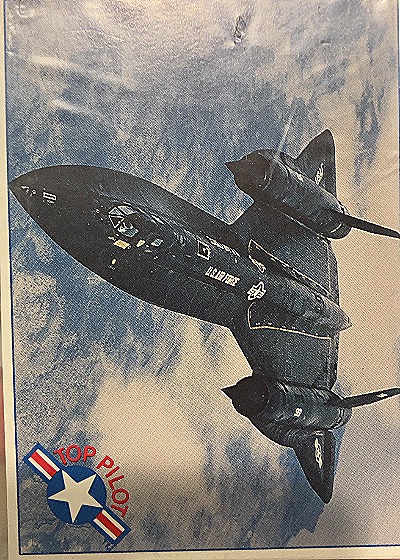 1990 Top Pilot #N/A SR-71 Blackbird — front