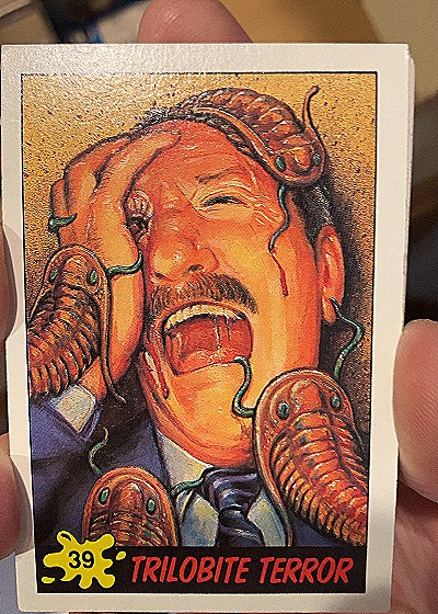 1988 Topps #39 Trilobite Terror — front