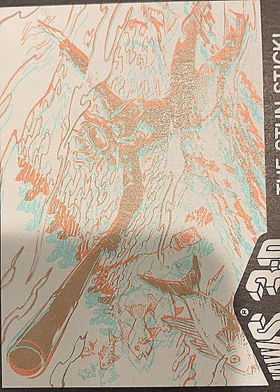 1995 Topps 3D The Swim Stick — front