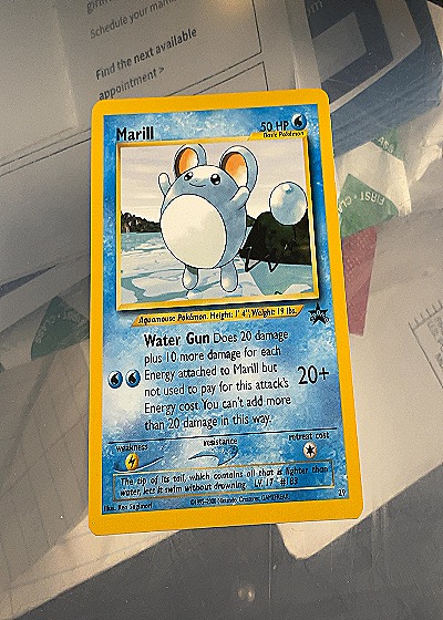 Marill Black Star Promo — front