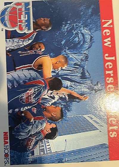1992-93 Hoops #282 New Jersey Nets — front