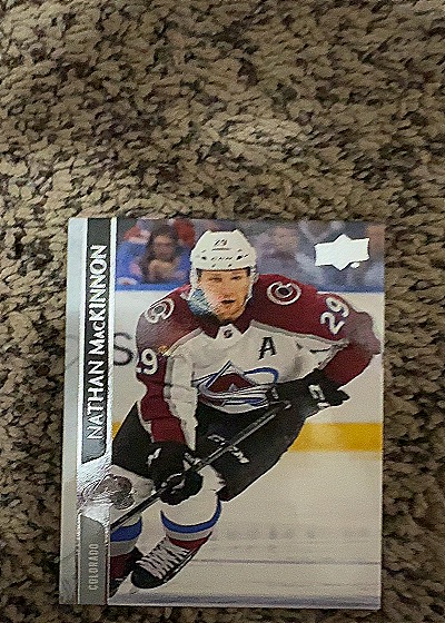 2020 Upper Deck #N/A Nathan MacKinnon — front