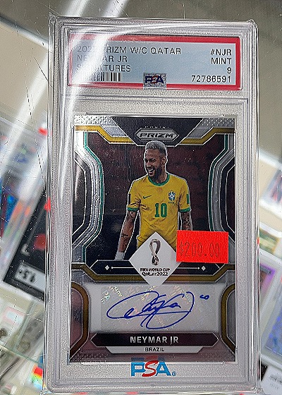 2022 Panini Prizm World Cup Qatar Neymar Jr Signatures — front