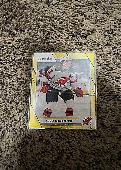2023-24 O-Pee-Chee Nico Hischier — front
