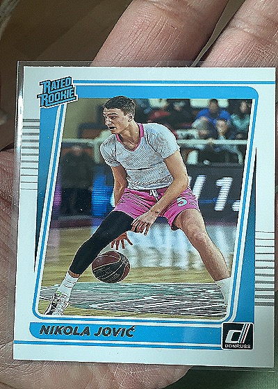 2022-23 Panini Donruss Rated Rookie Nikola Jovic — front
