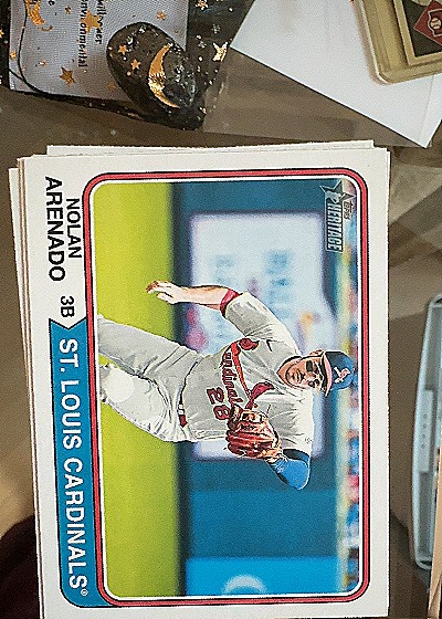 2023 Topps Heritage Nolan Arenado — front
