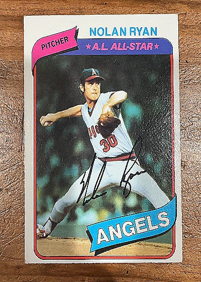 1980 Topps #580 Nolan Ryan A.L. All-Star — front