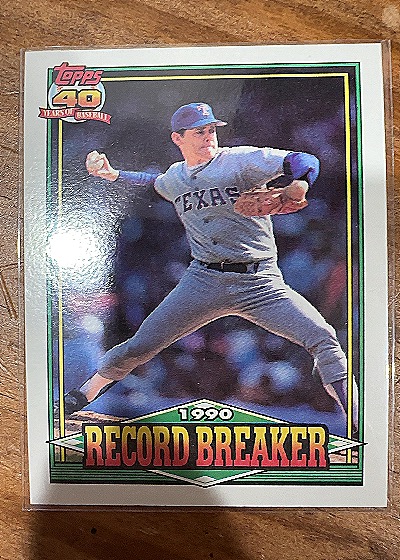 1991 Topps #6 Nolan Ryan — front