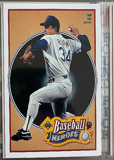 1990 Upper Deck Baseball Heroes Nolan Ryan — front