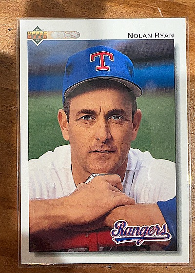 1992 Upper Deck #655 Nolan Ryan — front