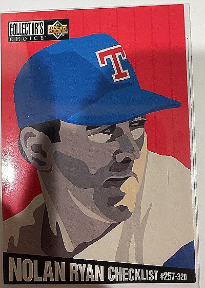 1994 Upper Deck Collector's Choice #320 Nolan Ryan — front
