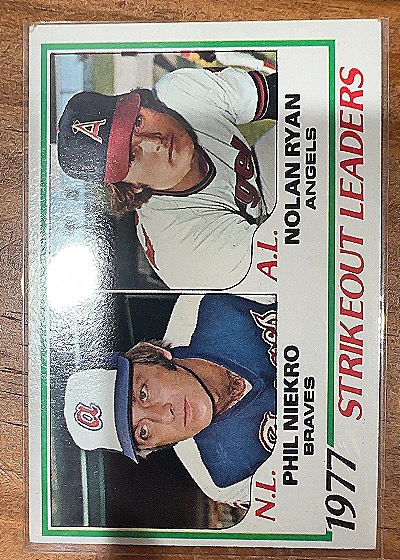 1978 Topps #206 Nolan Ryan, Phil Niekro — front