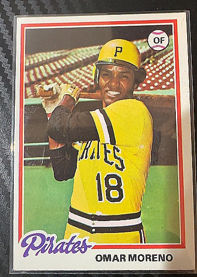 Omar Moreno 1978 Topps #283 — front