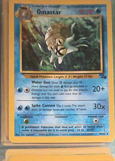 Omastar Fossil — front