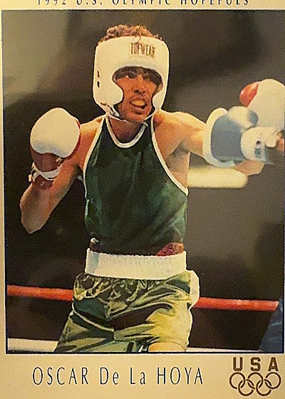 1992 U.S. Olympic Hopefuls Oscar De La Hoya — front