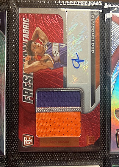 2024-25 Panini Totally Certified Freshman Fabric Oso Ighodaro — front