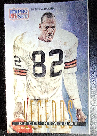 1991 Pro Set Legends Ozzie Newsome — front