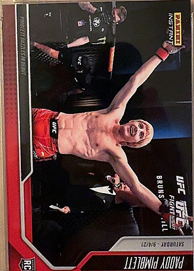 Paddy Pimblett Rookie Card — front