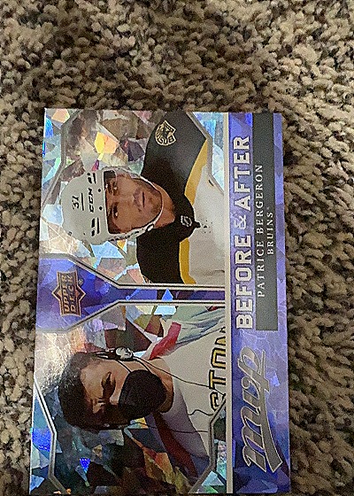 2021 Upper Deck #BA10 Patrice Bergeron — front