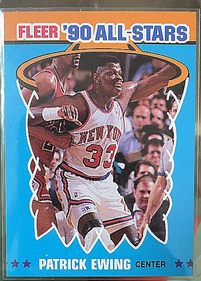 Fleer '90 All-Stars Patrick Ewing — front
