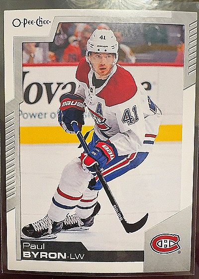 2020-21 O-Pee-Chee #449 Paul Byron — front