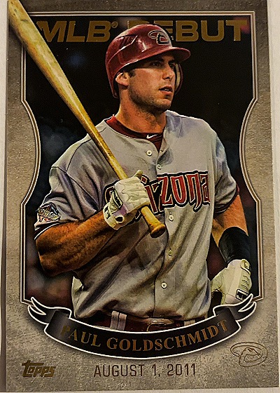 Paul Goldschmidt MLB Debut — front