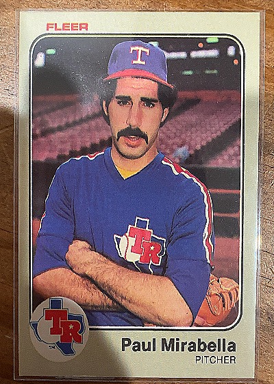 1983 Fleer #573 Paul Mirabella — front