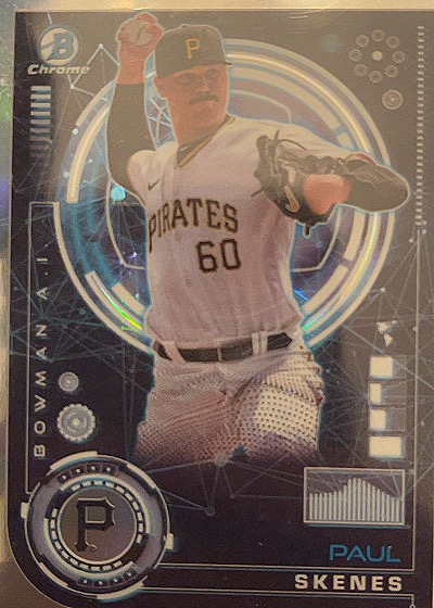 Paul Skenes Bowman Chrome AI Insert — front