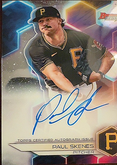 Paul Skenes Topps Certified Autograph — front