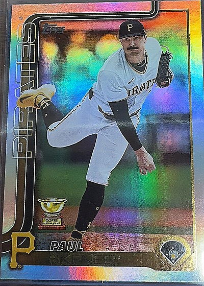 Paul Skenes 2025 Topps Series 1 — front