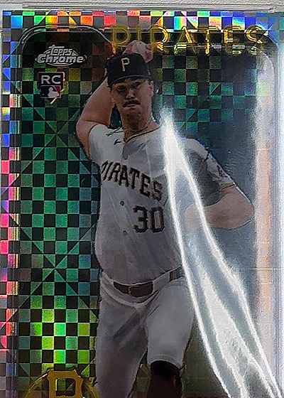 2024 Topps Chrome Update Series Paul Skenes X-Fractor RC — front